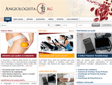 Tablet Screenshot of angiologista.org